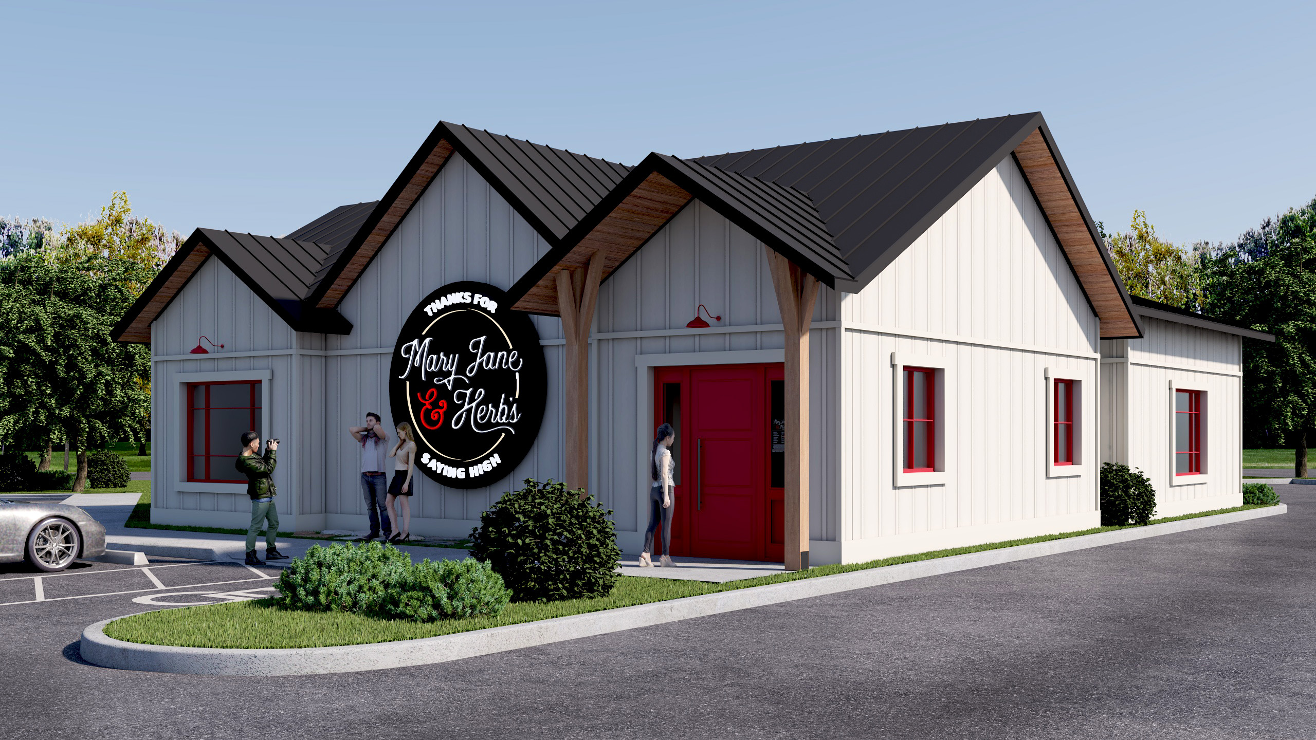 Mary Jane & Herb's Dispensary Design Portfolio High Road Design Studio